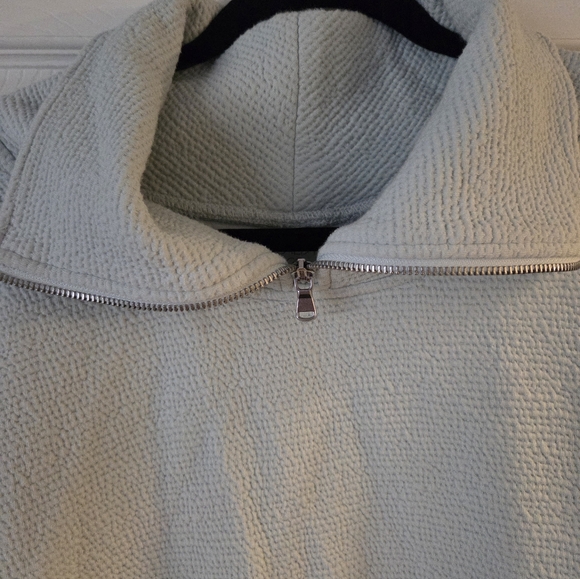 Calia Quarter-Zip Pullover - Light Blue - Picture 4 of 6